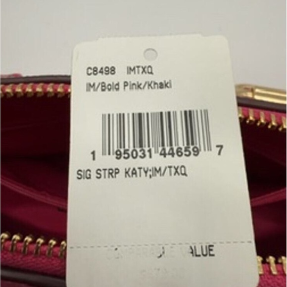 Coach Katy Satchel With Signature Canvas Detail* NWT $378 - Picture 14 of 14